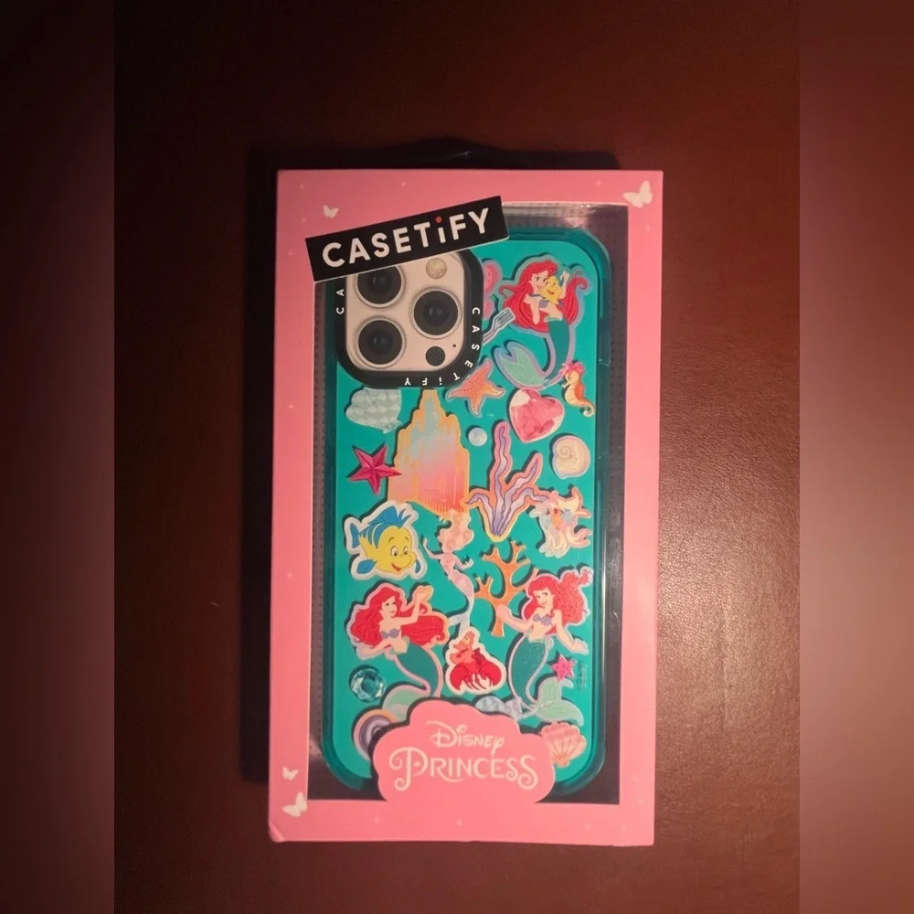 Casetify Disney Princess IPhone 14 Pro Case - Teal 🧜‍♀️🧜‍♀️
